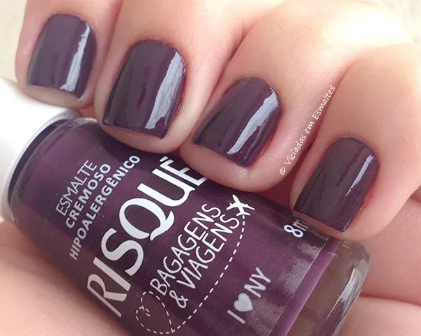 Esmalte I <3 NY Coleção Risqué Bagagens e Viagens
