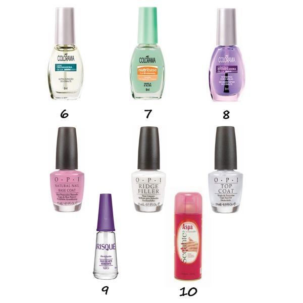 kit para fazer as unhas