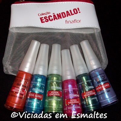 Coleção Escândalo Fina Flor Esmaltes de Unha