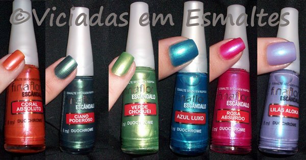 Coleção Escândalo Fina Flor Esmaltes e Unhas