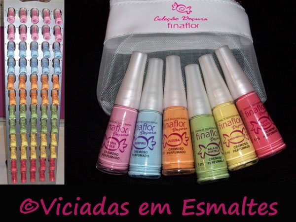 Coleção Doçura Fina Flor Esmaltes