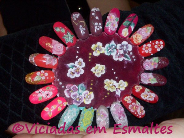 Unhas decoradas 3d Unhas decoradas