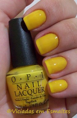 Esmalte O.P.I e Unha