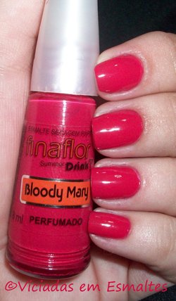 Bloody Mary Esmaltes Coleção Drink Fina Flor