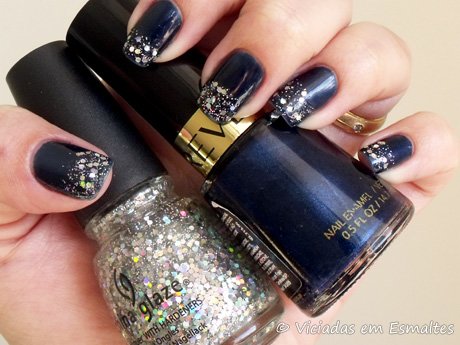Ombré Nails Midnight Affair Revlon e Techno China Glaze