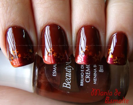 Unhas Decoradas com Carimbo