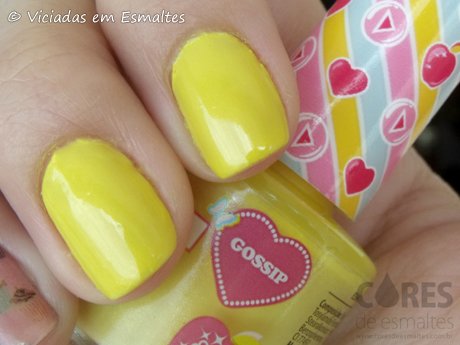 Esmalte Capricho Gossip e Filha Unica de Cupcake