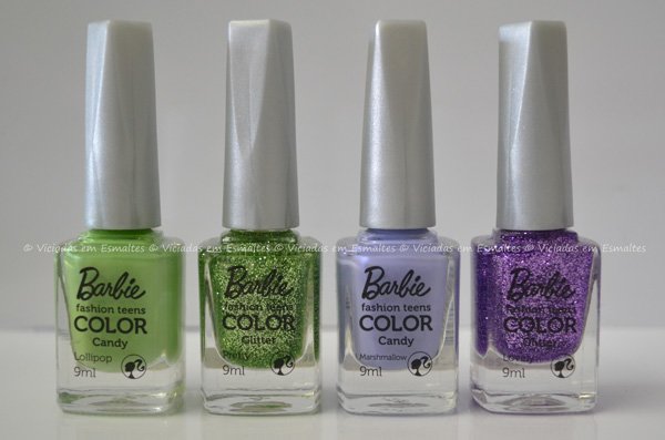 Coleção Barbie Fashion Teens Color Candy