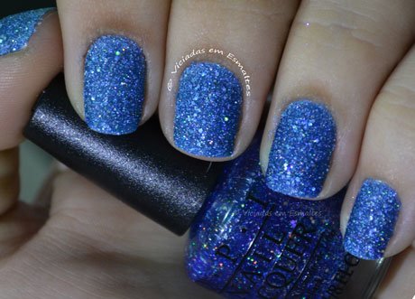 Unhas com Esmalte O.P.I Get Your Number M46 Liquid Sand