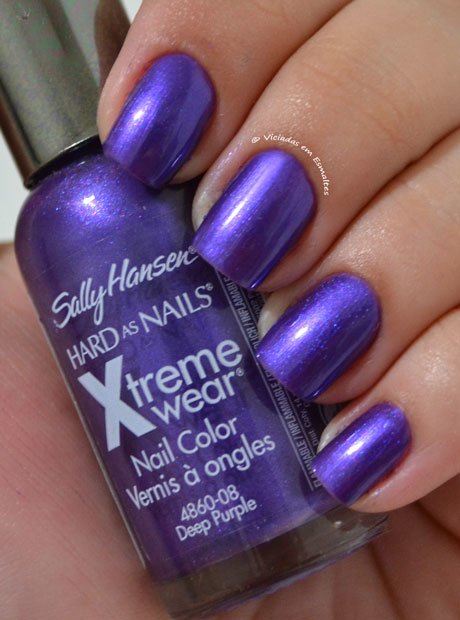Esmalte Sally Hansen Deep Purple Hard as Nails
