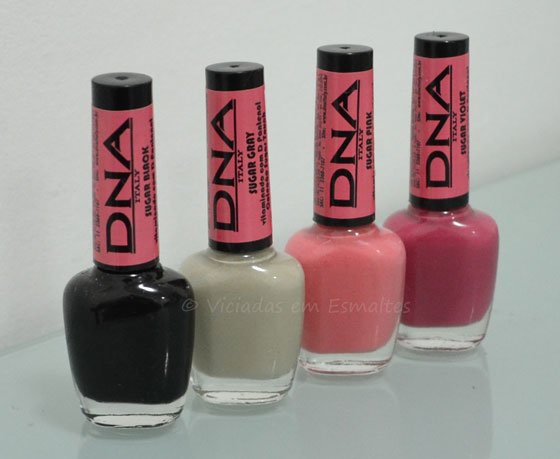 Coleção de Esmaltes Sugar Touch DNA taly
