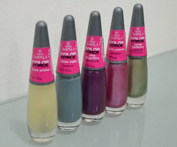 Coleção de Esmaltes Color Force Impala