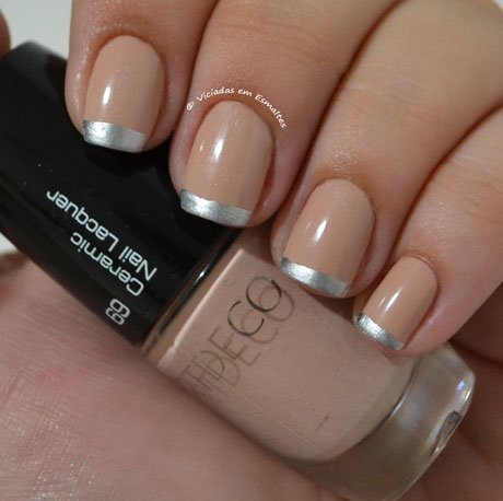 Unha Inglesinha com esmalte Artdeco 
