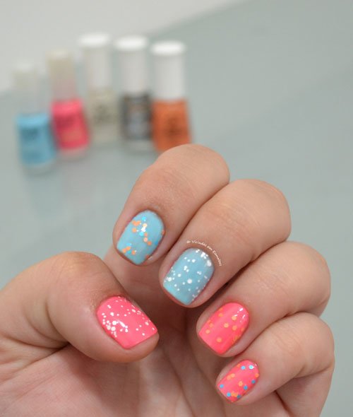 Unhas com Esmaltes Let's Play Top Beauty