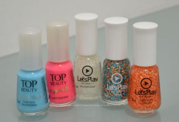 Esmaltes Coleção Lets Play Top Beauty