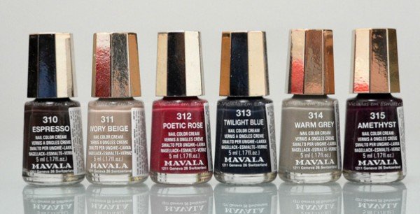 Coleção de Esmaltes Sublime Mavala