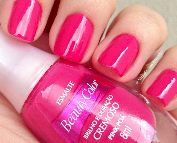 Esmalte Beauty Color Pink Poá