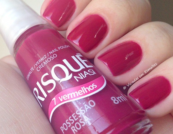 Ofertas de Esmalte Cremoso Risqué Sete Vermelhos possessão rosa