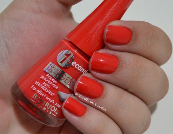Esmalte Bourjois Gel 1 Seconde Rouge Poppy T10