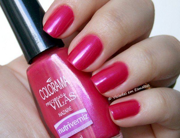 Unhas com Esmalte Colorama Nazaré