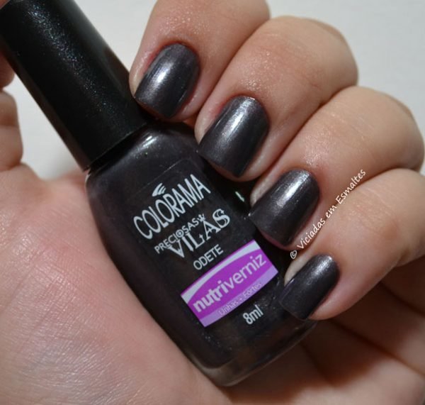 Unhas com Esmalte Colorama Odete
