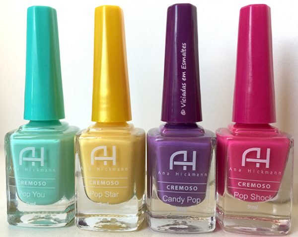 Coleção de Esmaltes AH Pop!