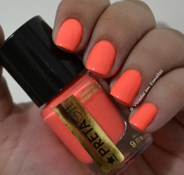 Esmalte Preta Gil Laranja Carnaval