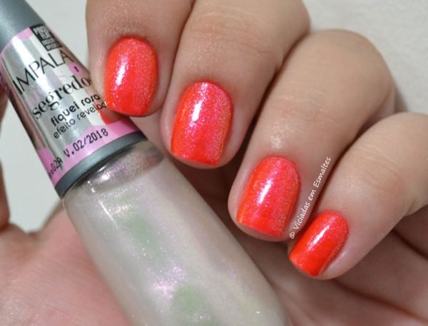 Esmalte Impala Abafa o Caso + Fica Rosa Efeito Revelador