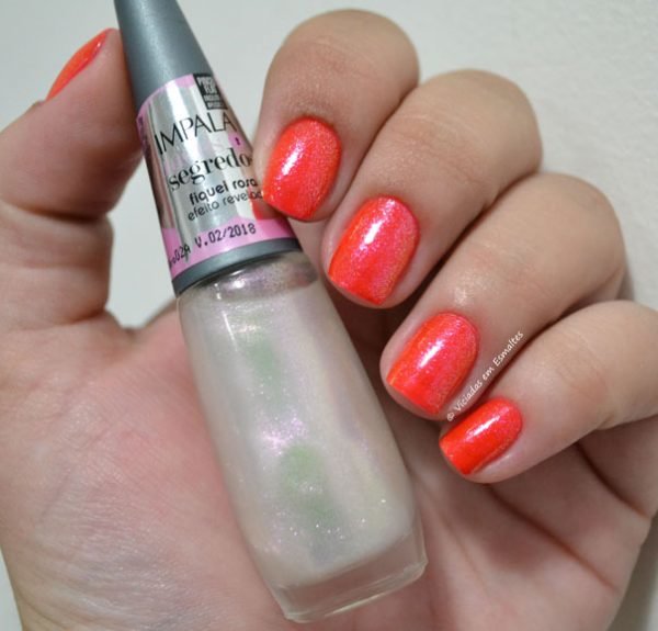 Esmalte Impala Abafa o Caso + Fica Rosa Efeito Revelador