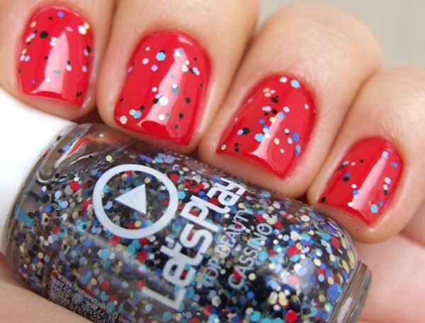 Esmalte Top beauty Cassino Matte Glitter Let's Play