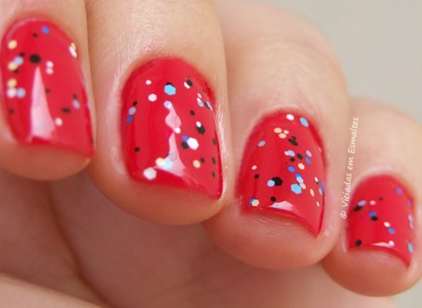 Esmalte Top beauty Cassino Matte Glitter Let's Play