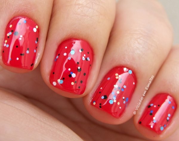 Esmalte Top beauty Cassino Matte Glitter Let's Play