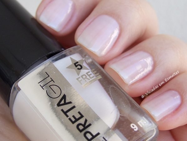 Esmalte Preta Gil Branco Nupcial