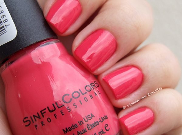 Testando o Esmalte Sinful Colors Thimbleberry