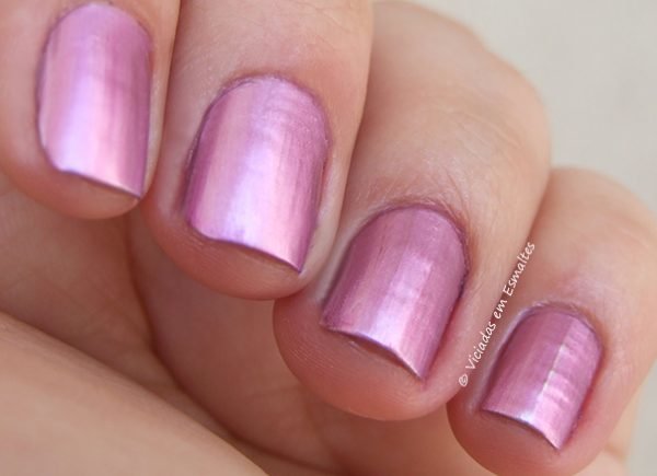 Esmalte Claires Liquid Metal Pink