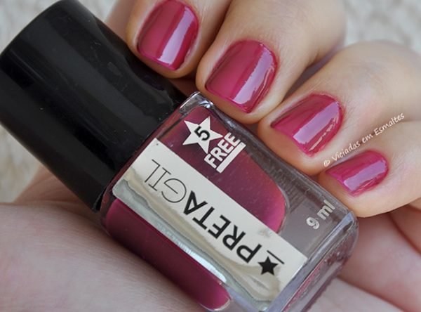 Esmalte Preta Gil Peguei o Buquê