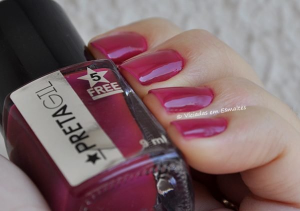 Esmalte Preta Gil Peguei o Buquê