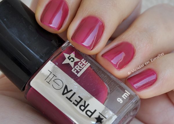 Esmalte Preta Gil Peguei o Buquê