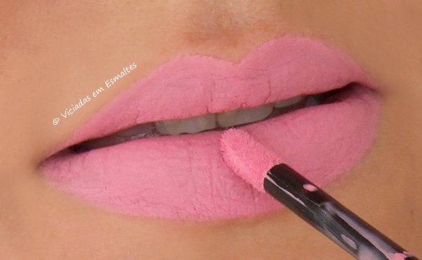 Batom Líquido Matte Preta Gil Rosa Valentina