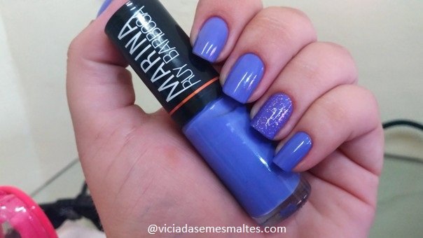 Esmalte It Girl Marina Ruy Barbosa com Filha Única de Glitter