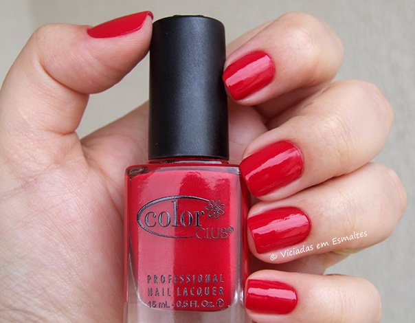 Vermelho Incrivel Esmalte Color Club Mamba