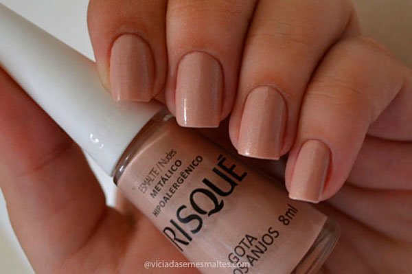 Esmalte Nude Risqué Gota dos Anjos