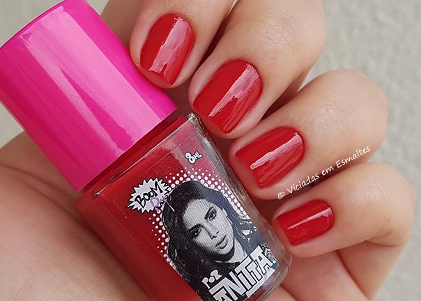 Testando o Esmalte Anitta A Fila Anda