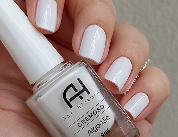 Teste com o Esmalte Ana Hickmann Algodão