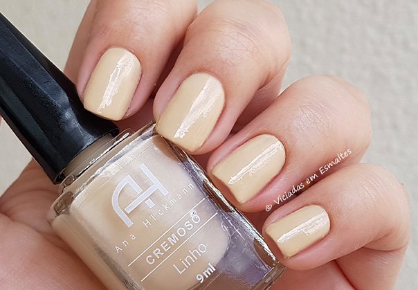 Testando o Esmalte Ana Hickmann Linho