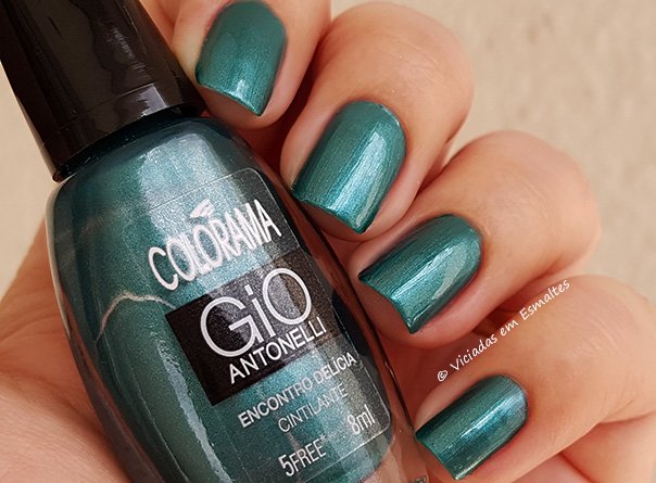 Testando o Esmalte Colorama Gio Antonelli Encontro Delicia