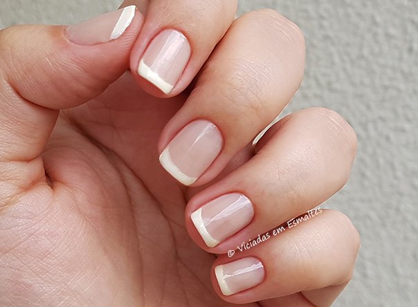 Unha Francesinha com Esmalte Bourjois Rose Lounge