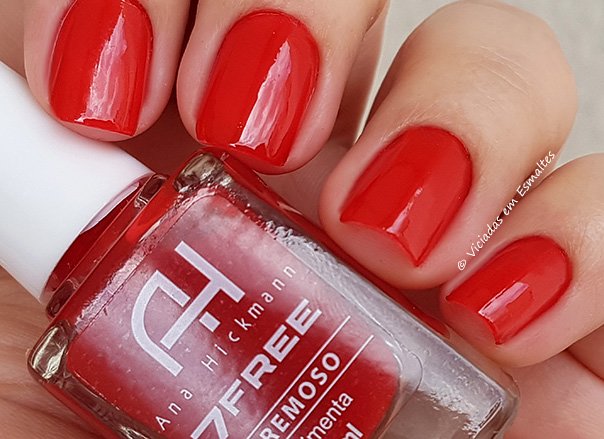 Testando o Esmalte Ana Hickmann Pimenta
