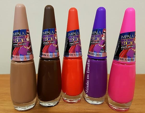 Coleção de Esmaltes Impala Identidade Secreta