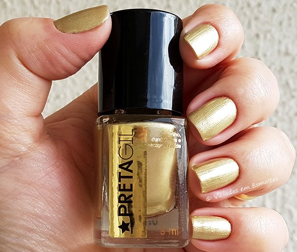 Esmalte Cromado Preta Gil Baphonico